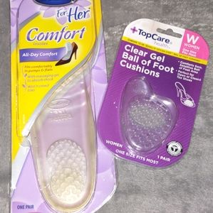 Dr.Scholl's & TopCare Clear Insoles & Cushions